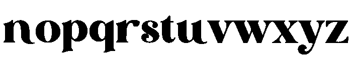 Galvero Font LOWERCASE
