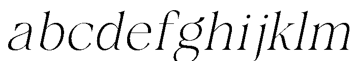 Galvore Italic FONT