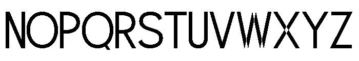 Gamaline Regular Font UPPERCASE