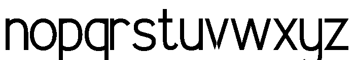 Gamaline Regular Font LOWERCASE