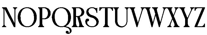 Gambir Font UPPERCASE