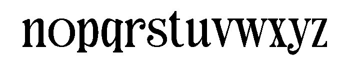 Gambir Font LOWERCASE
