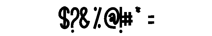 Game Blank Font OTHER CHARS