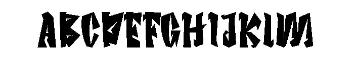Game Blank Font UPPERCASE