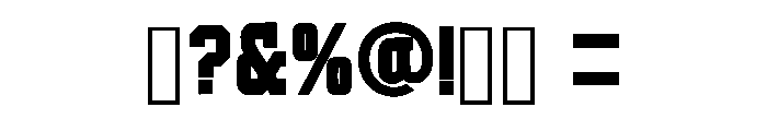 Game Changer Regular Font OTHER CHARS
