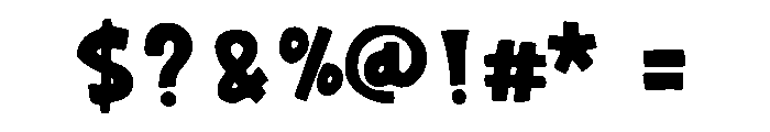 Game Park Regular Font OTHER CHARS