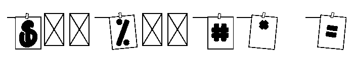 GameBox Font OTHER CHARS