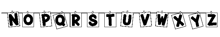GameBox Font LOWERCASE