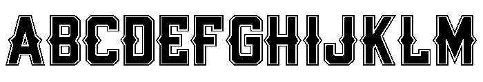Gameday Varsity Regular Font UPPERCASE