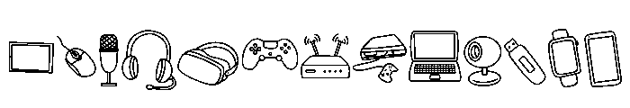 Gameplay Font UPPERCASE
