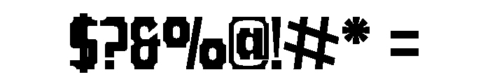 Gameth Regular Font OTHER CHARS