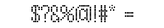 Gaming Square Font OTHER CHARS