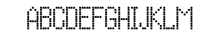 Gaming Square Font UPPERCASE