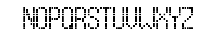 Gaming Square Font UPPERCASE