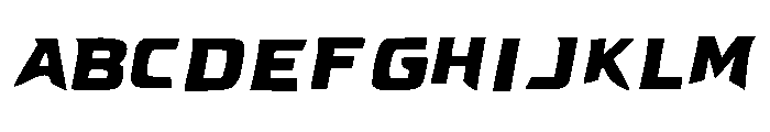 Gaming V Regular Regular Font UPPERCASE