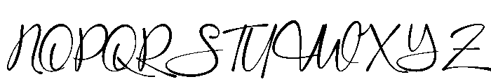 Gamlowfei Font UPPERCASE