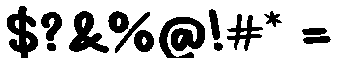 Ganesha-Regular Font OTHER CHARS