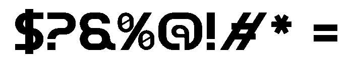 Ganexu Font OTHER CHARS