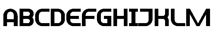 Ganexu Font UPPERCASE
