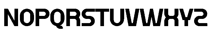 Ganexu Font UPPERCASE