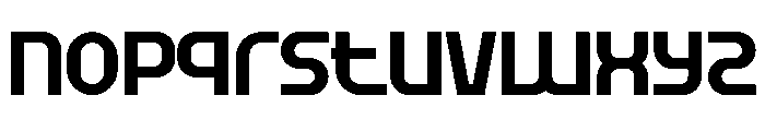 Ganexu Font LOWERCASE