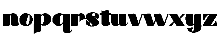 GangStarBold Font LOWERCASE