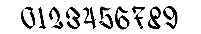 Gangsta Verse Font OTHER CHARS