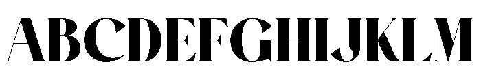 Ganito Font UPPERCASE