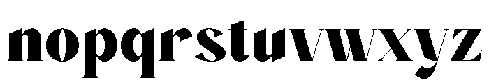 Ganito Font LOWERCASE