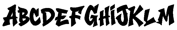 Ganker Storm Font UPPERCASE