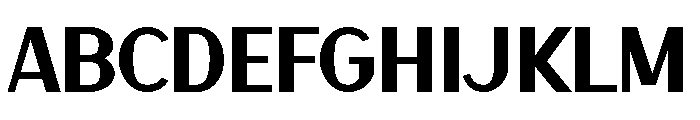 Ganliso Font UPPERCASE