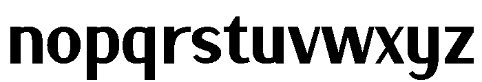 Ganliso Font LOWERCASE