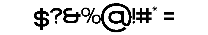 Ganter Font OTHER CHARS