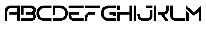 Ganter Font UPPERCASE
