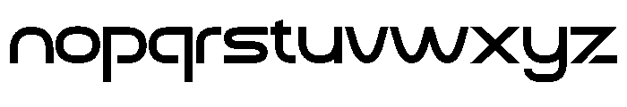 Ganter Font LOWERCASE