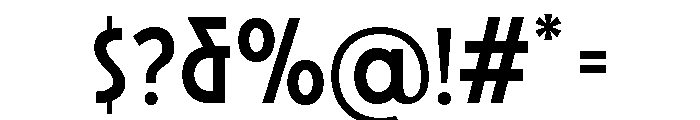 Gaornes Bold Font OTHER CHARS