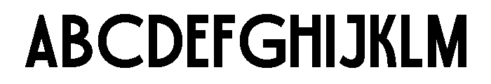 Gaornes Bold Font UPPERCASE