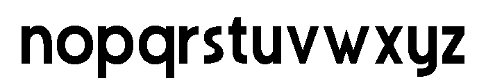 Gaornes Bold Font LOWERCASE