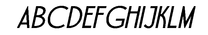 Gaornes Italic Font UPPERCASE