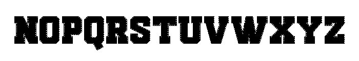 Gap Regular Font UPPERCASE