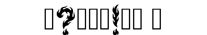 Gar Regular Font OTHER CHARS