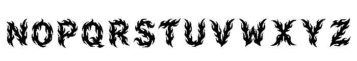 Gar Regular Font UPPERCASE