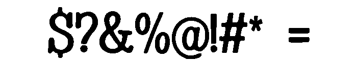 Garamond Font OTHER CHARS