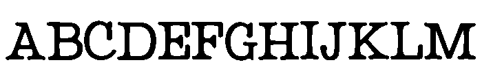Garamond Font UPPERCASE