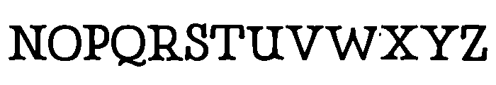 Garamond Font UPPERCASE