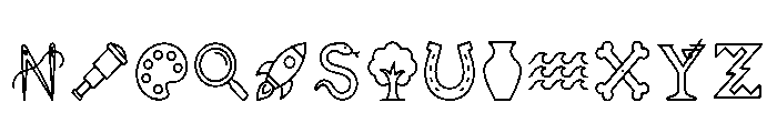 Garcm Regular Font LOWERCASE