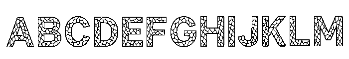Garcp Regular Font UPPERCASE