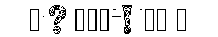 Garcz Regular Font OTHER CHARS