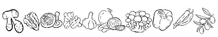 Garden Bounty Font OTHER CHARS