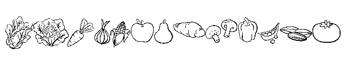 Garden Bounty Font UPPERCASE